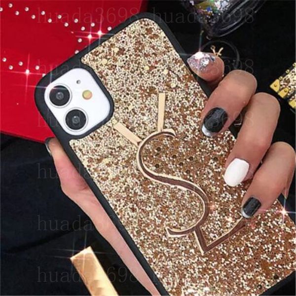 Luxurys Glitter Designer Phone Cases For Iphone 18 17 16 15 Pro Max 14 15Pro 13 ProMax 14Plus 12 11 XR Designers Bling Sparkling Rhinestone