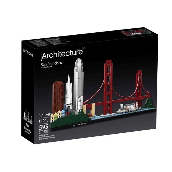 2023 Skyline Series 21043 San Francisco Architecture Blocks Bricks Toys for Adults Kid Art Home Decoration Giftsc250120