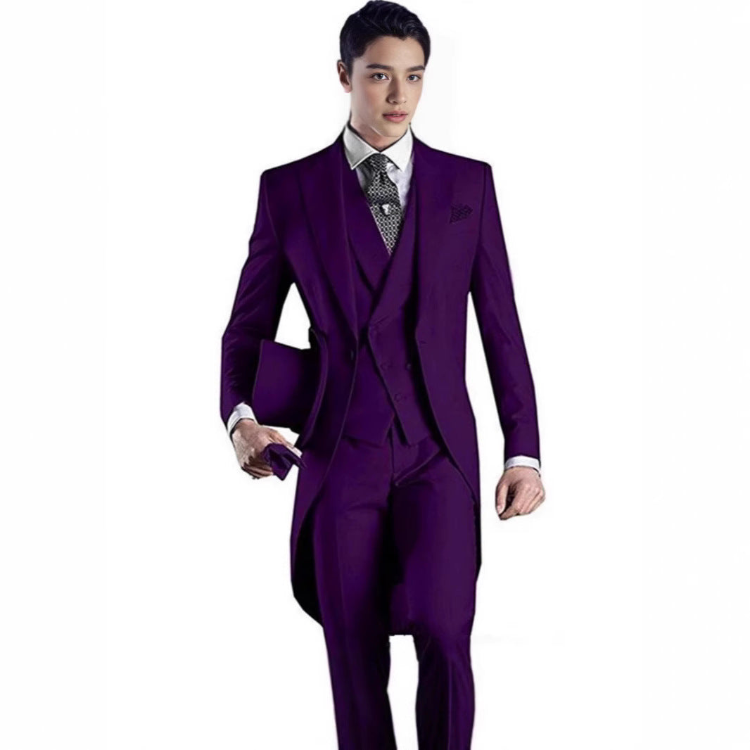 k1060 Men&#039;s Slim Fit Wedding Suit - High-End Fashion Business Attire