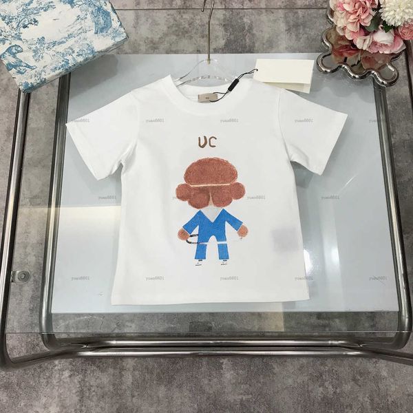 Popular baby T-shirt Plush puppy child tshirt kids designer clothes Round neck boys girls Short Sleeve tees