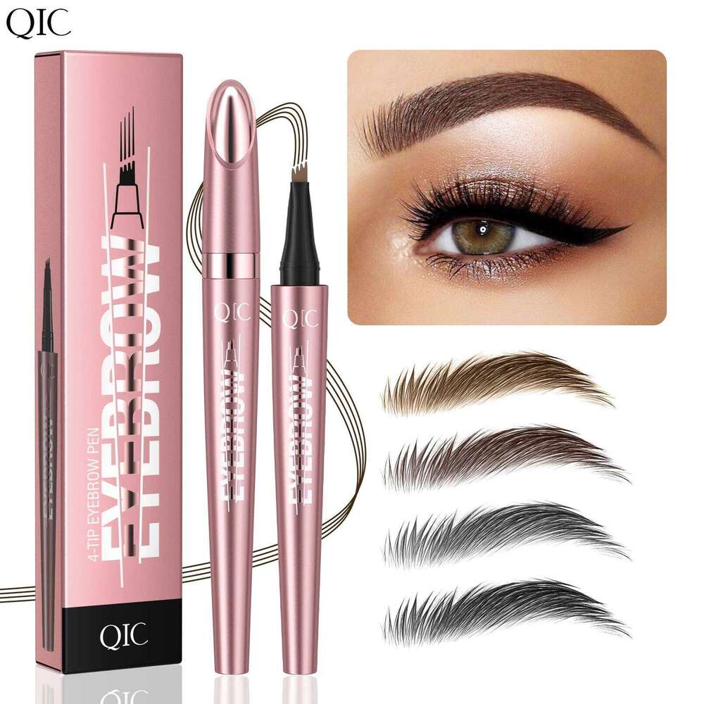 4 Colors Waterproof Microblading Eyebrow Pen Enhancers Cream Split Head Natural Look Brow eye Makeup In X250725