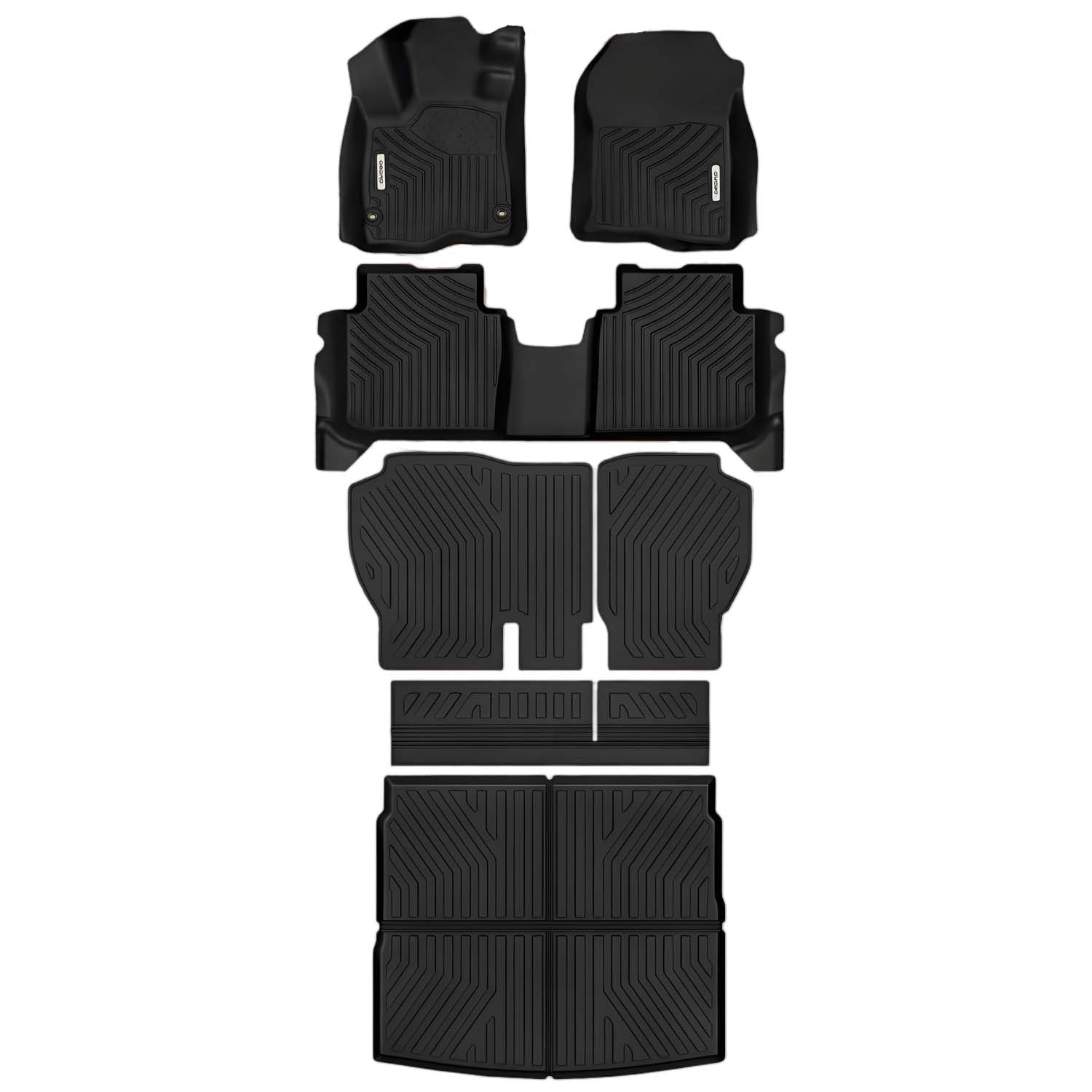 OEDRO Floor Mats for 2023-2026 Honda CRV CR-V (Include Hybrid), Custom Fit TPE All-Weather Floor Mat & Cargo Liner  Full Set