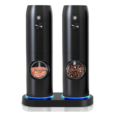 NewHome Electric Salt & Pepper Grinder with Charging Base
