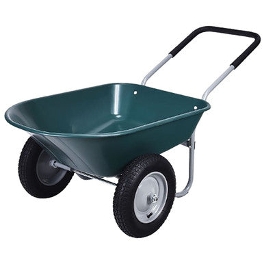 2-Tire Wheelbarrow Garden Utility Cart