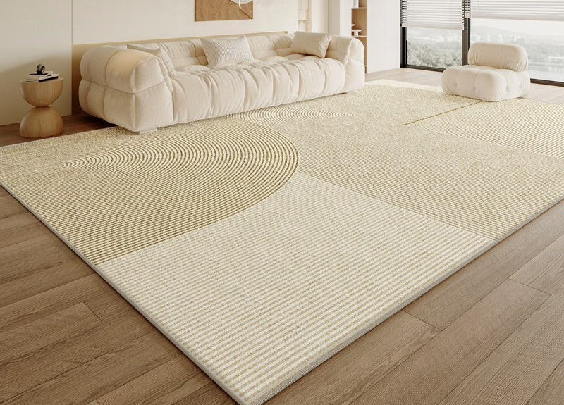 Bedroom Bedside Washable and Wipeable Cream Style High-grade Sofa Coffee Table Soundproof Floor Mat