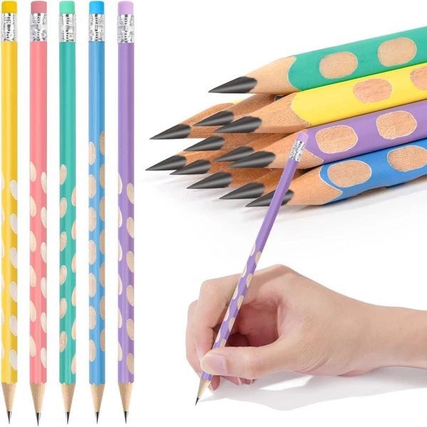 10 Pcs Upright HB Pencil Standard Pencils with Erasers WoodCased for Adults Office Wedding Party Favors 241120