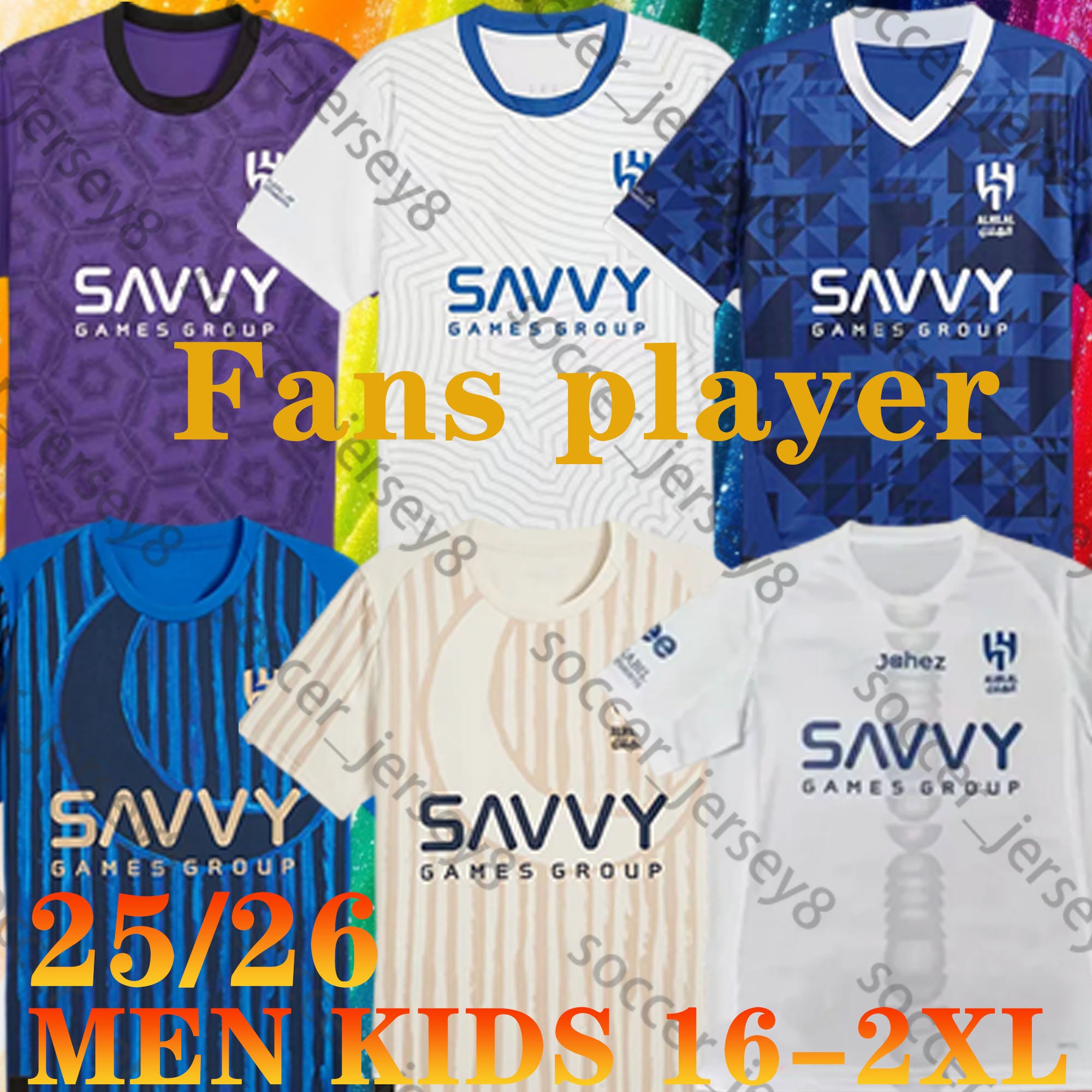 24 25 26 Al Hilal Saudi CUP Soccer Jerseys MITROVIC SALEM LEONARDO 2025 2026 Football Shirts Al Hilal SFC MALCOM AI-HAMDAN AI-BULAYHI NASSER HAMAD M