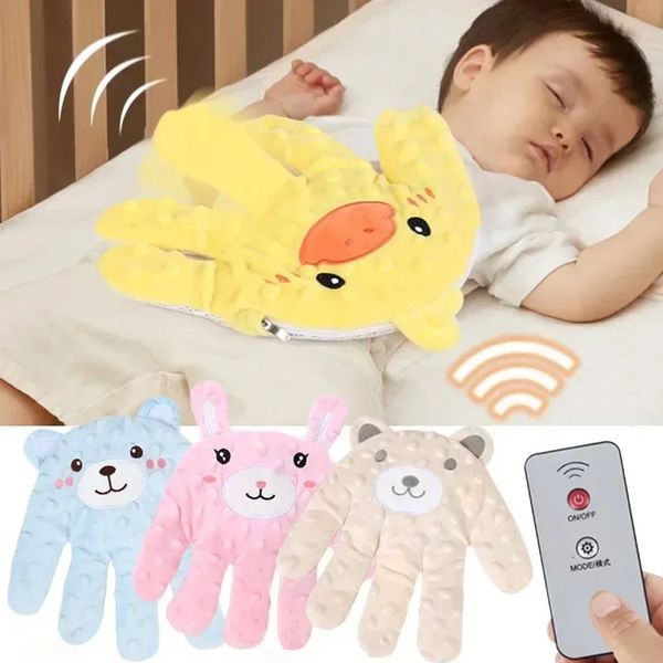 Baby Electric Soothing Palm Sleep Pillow born Heated Remote Control Simulated Palm Slapping Sleep Pad Baby Care Accessories 250208