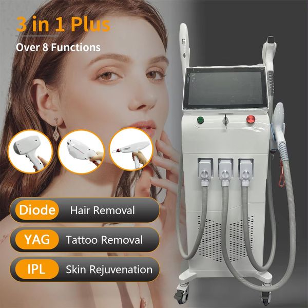 Advanced Picosecond Nd YAG Tattoo Removal Ice Titanium Diode Laser Multi-Functional Hair Removal Elight OPT Skin Smooth Wrinkle Removal Mach