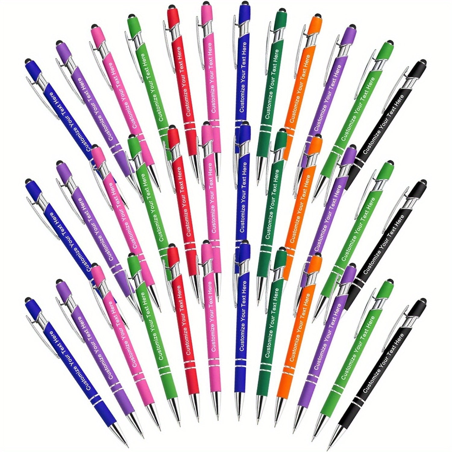 TEMU You Can To 300 Customized Pens For Bulk, With Engraving Services Included To Print Or Text, Suitable For Business Events, Graduation