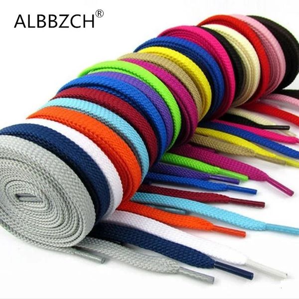 Shoe Parts Accessories Classic Flat Double Hollow Woven Shoelaces Sports Casual Canvas Laces White Black Yellow Green Red Brown Blue Shoesla