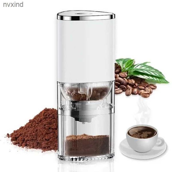 Coffee Makers Adjustable thickness coffee machine household fully automatic portable grinder small electric grinder y240930