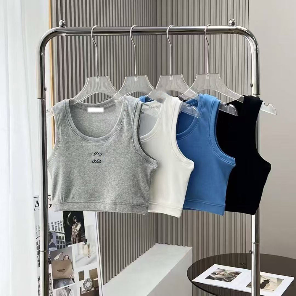 Designer tanks sling Tank Top Women&#039;s Tank Top Vests T Shirts Knits Sleeveless Women Tee Knitted Sport Tops Woman Vest Yoga Tees