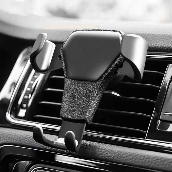 Mounts Holders Gravity Car Holder Air Vent Clip Mount Mobile Cell Stand Smartphone GPS Support For iPhone 13 12 Samsung Phone S246062