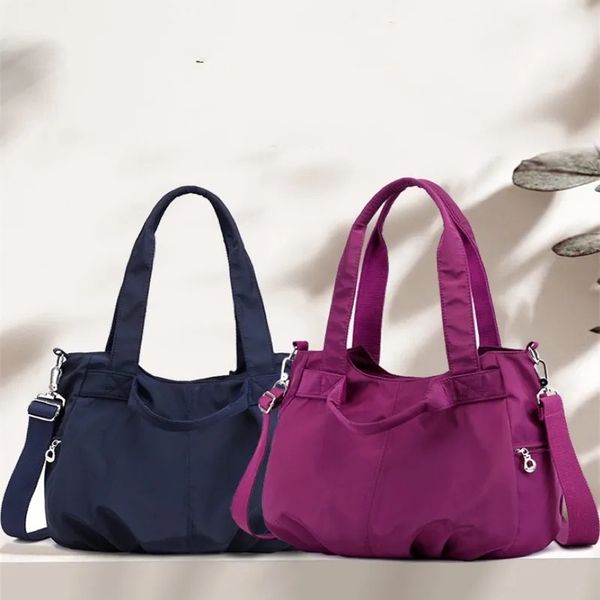 Nylon Duffel Bag Yoga Handbag Gym Fitness Travel Outdoor Sports Bags Shoulder Bags Large Capacity Waterproof