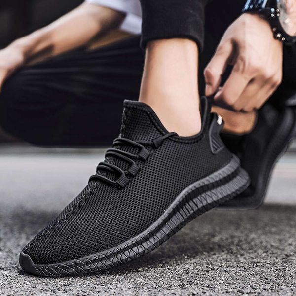 Mesh Men Shoes Breathable White Mens Sneakers Trendy Lightweight Black Walking Big Size Man Tenis Shoe Zapatillas Hombre dhshoesgt