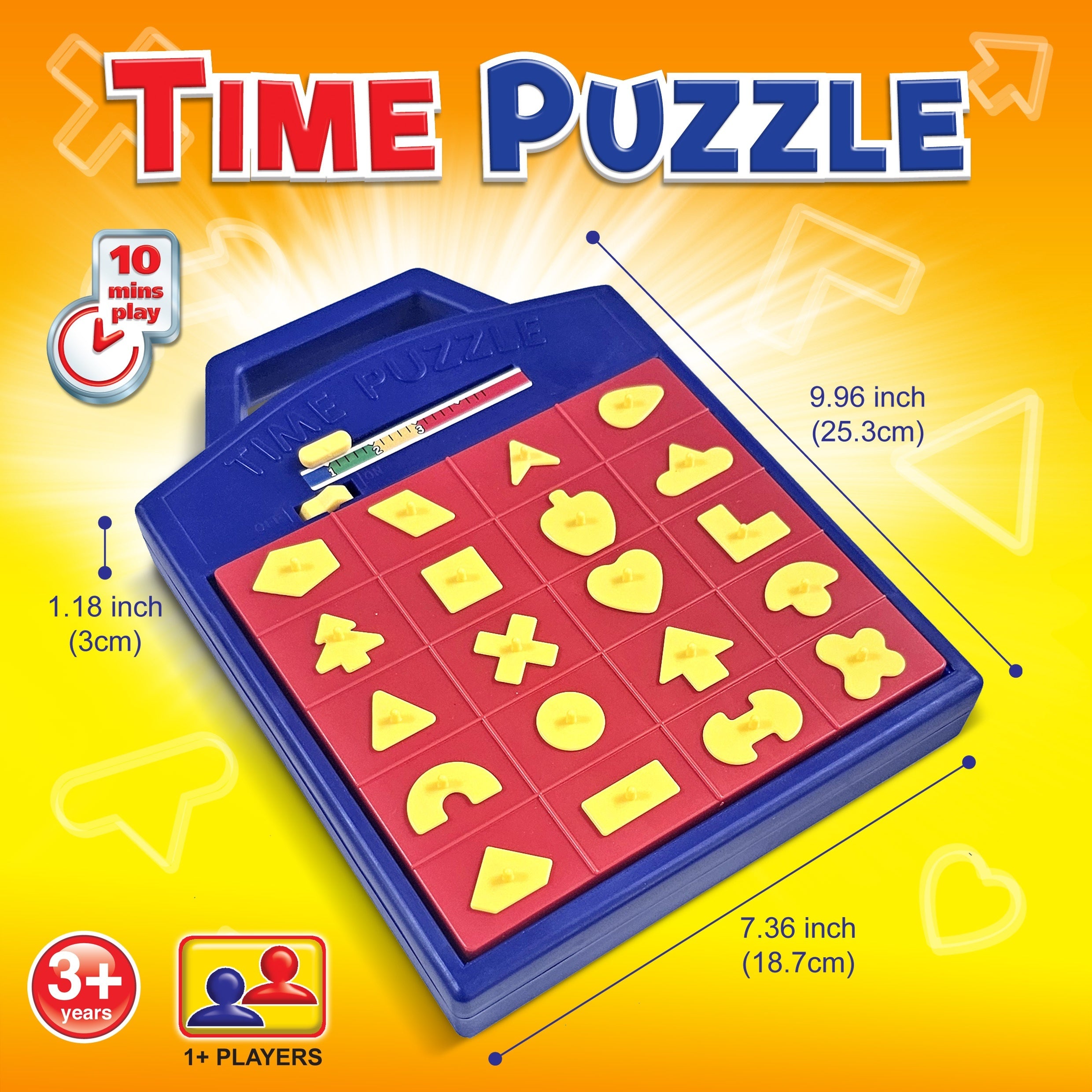 TEMU Shape Pop Up Board Game - Interactive Puzzle Game For Kids Ages 4-6-8+ | Educational Classic Board Game For Family