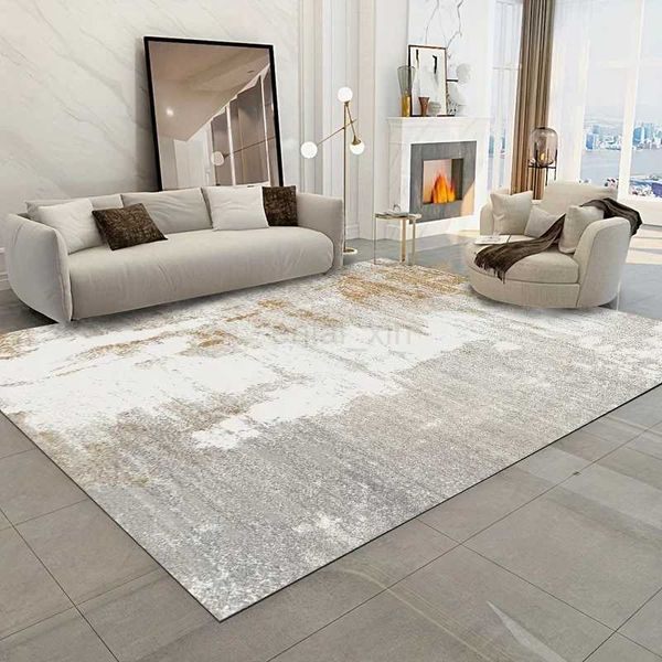 Modern Luxury Living Room Decor Large Area Rug Bedroom Bedside Fluffy Soft Carpet Non-slip Washable Floor Mat Aesthetic DecorY240729
