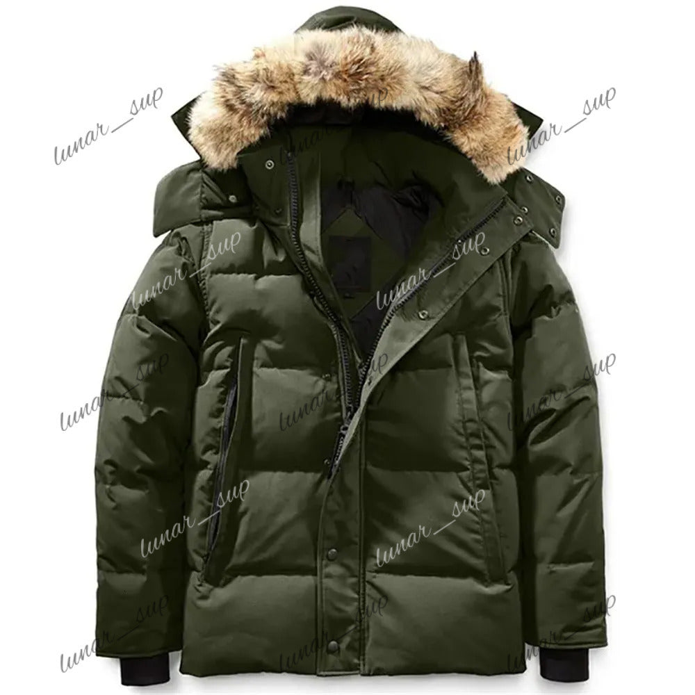 Designer Coat Jacket Man Winter Jacket Woman 29S Wolf Fur Collar Medium Length Winter New Style Clothes Thick High-End Duck Downs Mens Clothing gsA