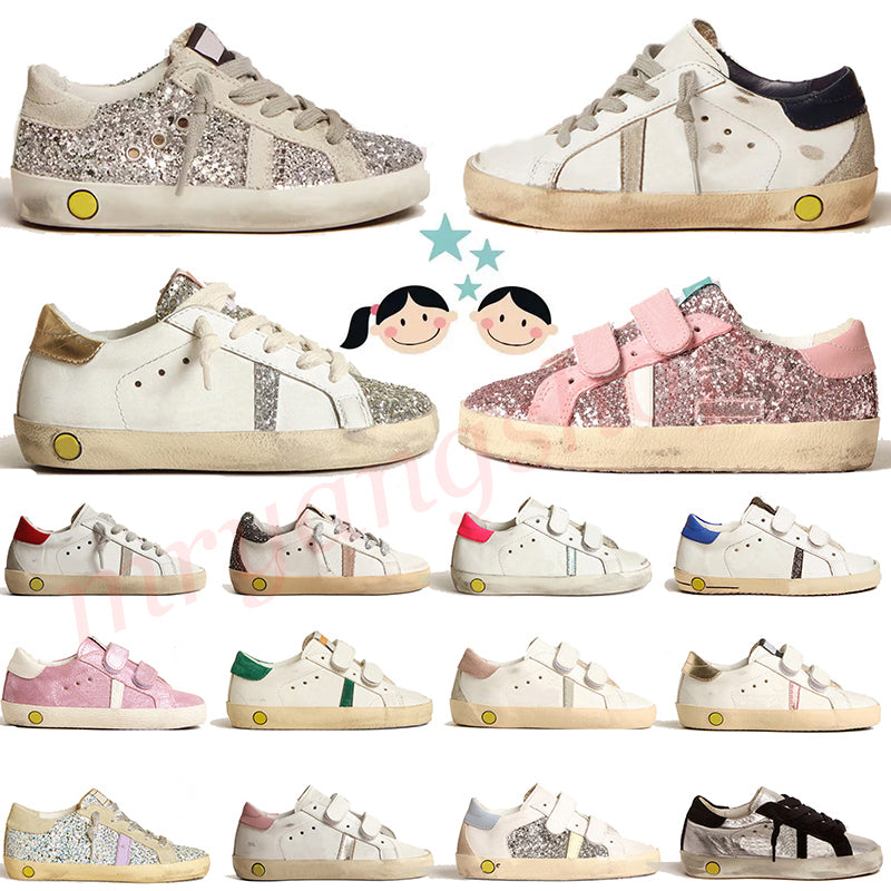 designer kids leopard print shoes sneakers leather suede platform girls boys white sparkle kid shoe Italy brand childrens infant toddler dhgate chau