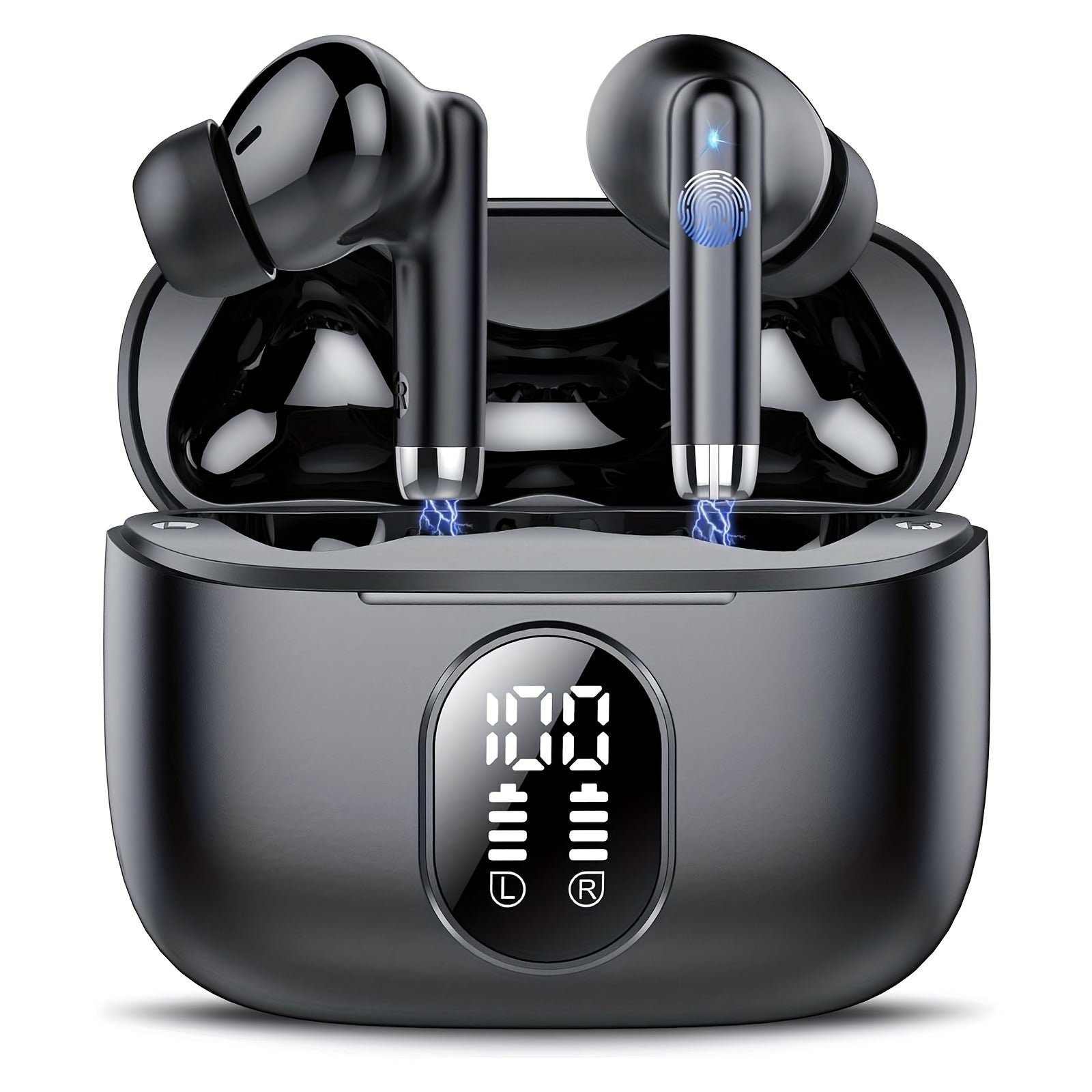 TEMU Ikt S26 Wireless Earbuds, Wireless Charging , 40 Time, In Ear Earphones Suitable For Iphone-