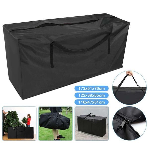 Cushion Large Capacity Furniture Protective Cover Outdoor Waterproof Lage Bag Oxford Cloth Home Storage