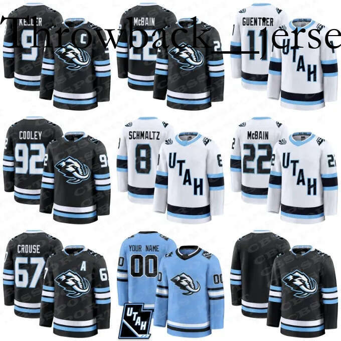 Thr Goalie Cut 2025-26 Utahs Mammoth Hockey Jersey Clayton Keller Logan Cooley Nick Schmaltz Guenther Mikhail Sergachev Liam OBrien Durzi Crouse Kar