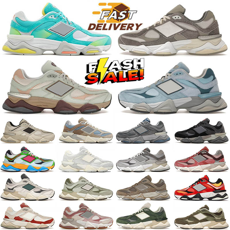 2024 Athletic 9060 Running Shoes Mushroom Grey White Sea Salt Rain Cloud Men Women Woman Leopard Phantom Mens Women Dhgate Trainers Sneakers 36-45