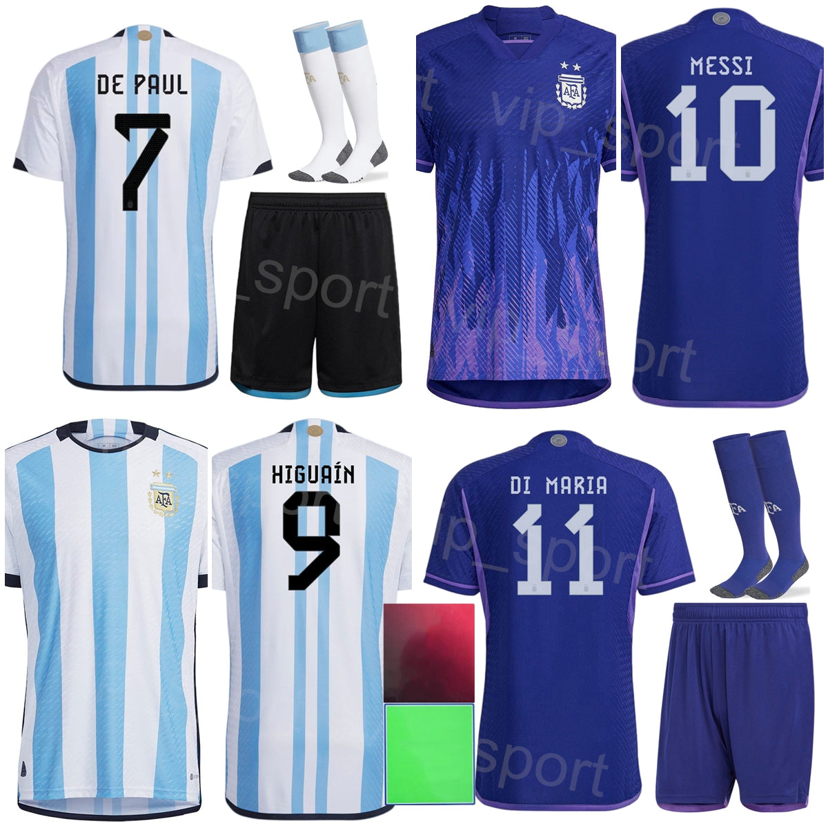 Men Youth Soccer Jerseys 2022 World Cup 16 Joaquin Correa 7 DE PAUL 5 PAREDES 3 TAGLIAFICO Sergio Aguero Lautaro Martinez Football Shirt Kits Nation