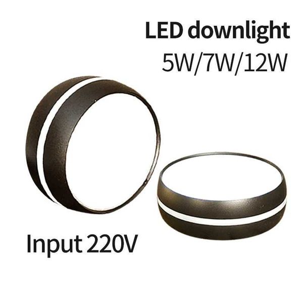 LED tube light 220V mpada SpotTeto5W7W12WDown LightSuperf cie Montada Painel Ilumina o Cozinha fixed device for room and home decoration CL2