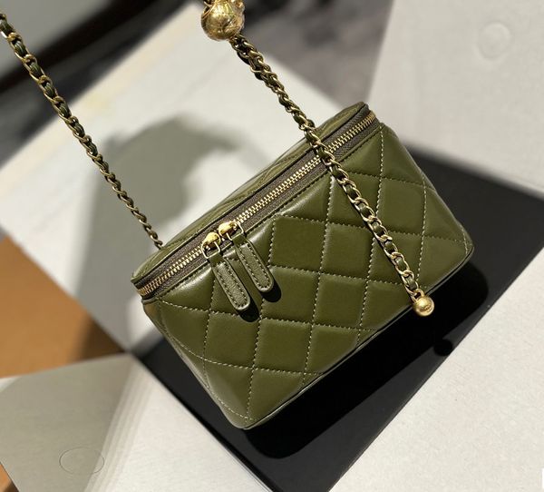 Womens Mini Cosmetic Bag Leather lipstick Bag Fashion Shoulder Bags Handbags