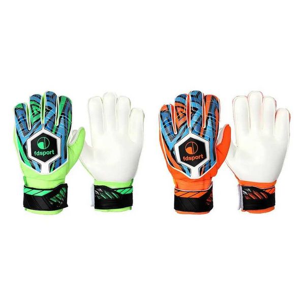 Soccer Goalkeeper Gloves Football Goalie Full Finger Protective Gloves Microfiber Anti-slip Gloves For Football Sport EquipmentXJ250210