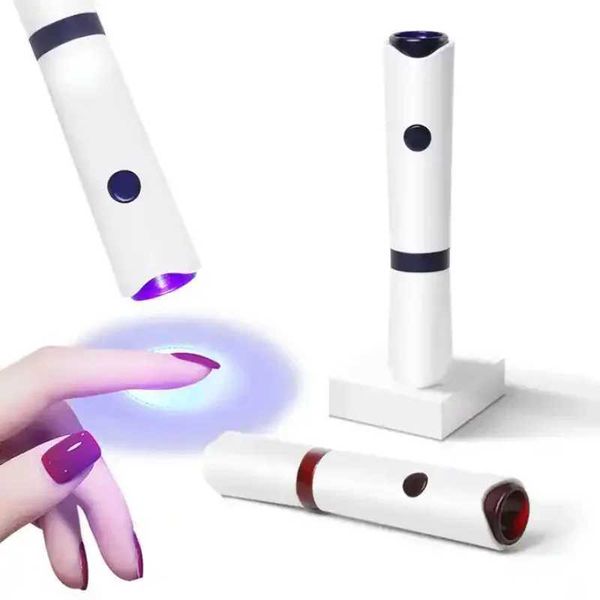 Portable Mini Nail Dryer Lamp UV LED Light For Curing All Gel USB Rechargeable Art Tool He Travel Use Z250115