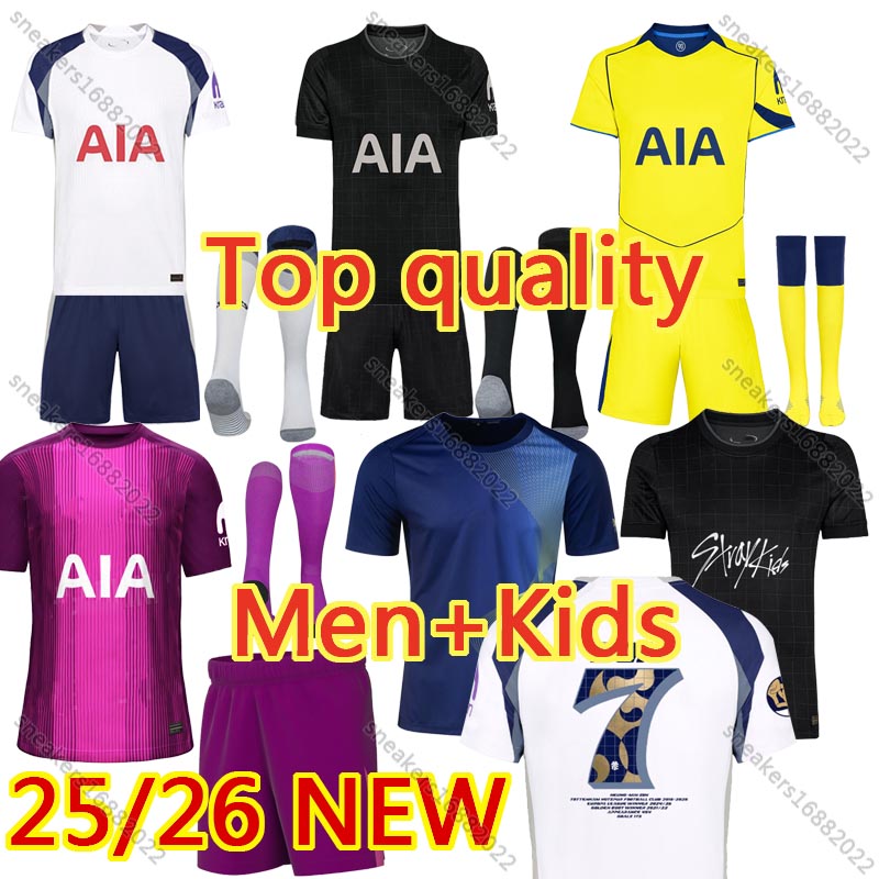 2025 2026 Ttottenham Soccer Jerseys hotspursES Football shirts tottenhamjersey 25 26 spursjersey men kids kit SON MADDISON KULUSEVSKI BENTANCUR KANE