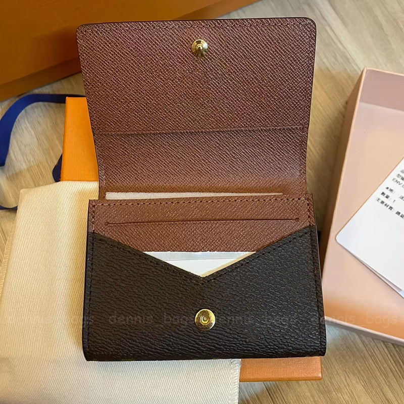 Envelope Business Card Holder Carte Designer De Visite Name Card Holders Mini Coin Purses High Quality Luxury Small Purse Fashion Coin Pocket for Ma