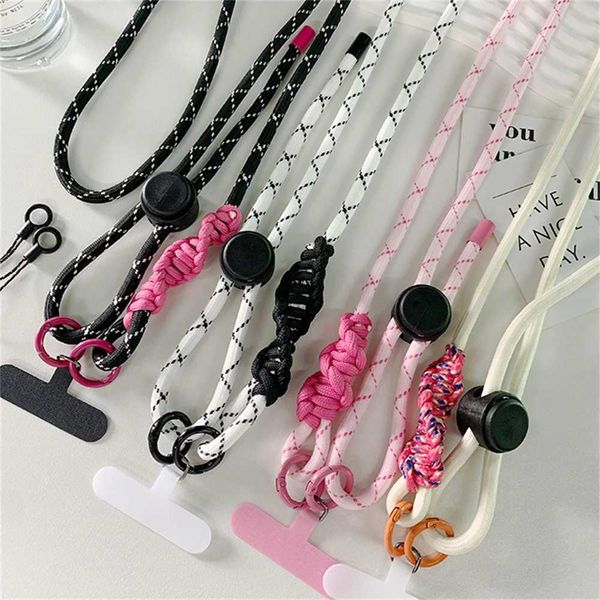 Cell Straps Charms Cute Phone Lanyard Adjustable Diameter Outdoor Universal Case Crossbody Shoulder Card Neck Cord Clip Hang Anti-lost Wrist