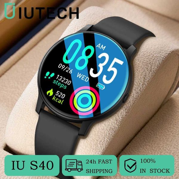 IUTECH S40 2024 Smart Watch Call Smartwatch Waterproof Swimming Health Monitoring Watches for Men Wen Smarthwhatch Z241227