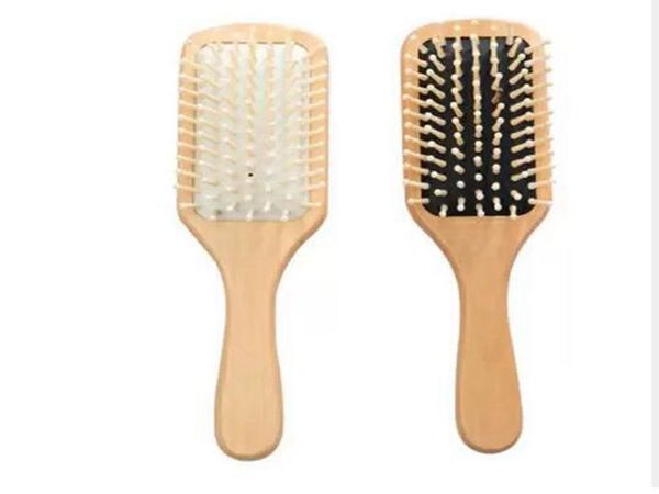 Wood Comb Professional Healthy Paddle Cushion Hair Loss Massage Brush Hairbrush Comb Scalp Hair Care Healthy bamboo comb