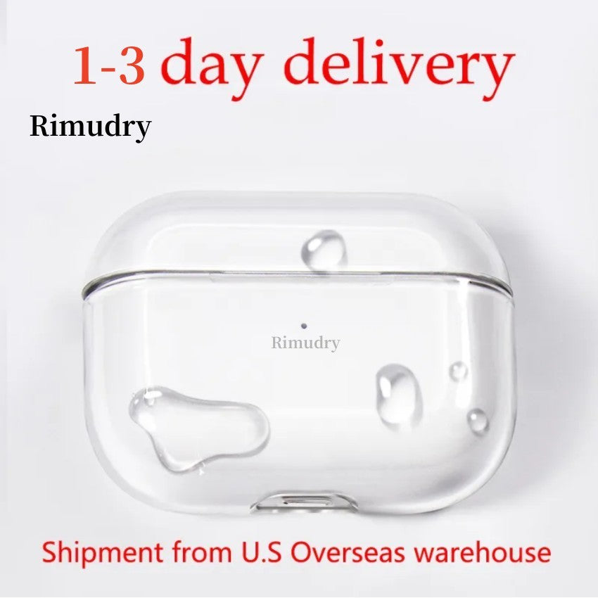 For air pro 2 3 2nd generation 3 pros max Headphone Accessories Solid TPU Silicone Protective Earphone Cover Wireless Charging Rimudry Case USA Stoc