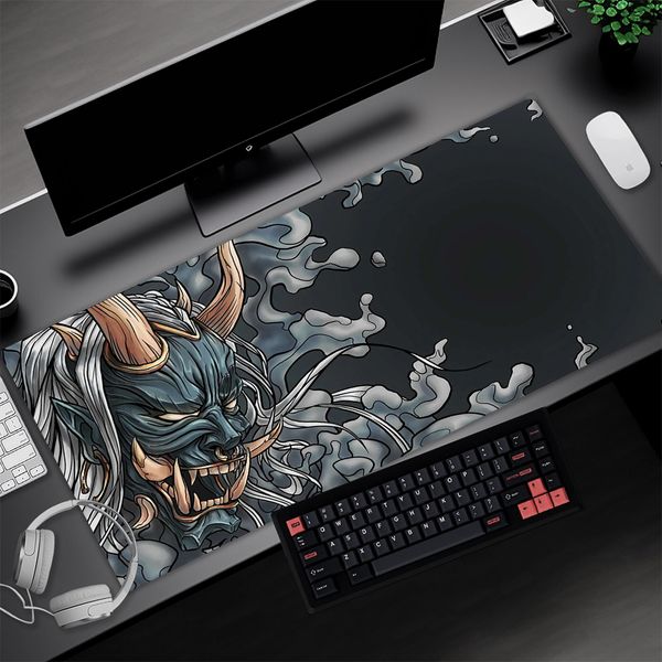 Mouse Pad Xxl Samurai Desk Mat 40x90 Computer Mat 1200x600 Musepad Anime Carpet Mousepad Speed Giant Gaming Mats Playmat 100x50