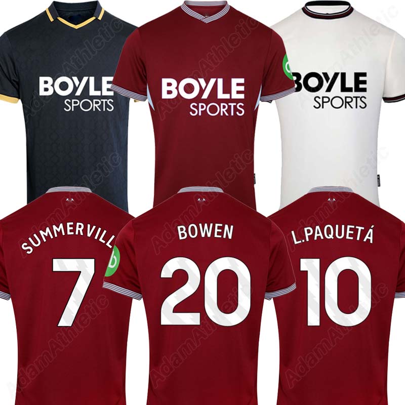 BOWEN jerseys 25 26 L.PAQUETA SUMMERVILLE Football Shirts 2025 SOUCEK ALVAREZ INGS jerseys kids kit