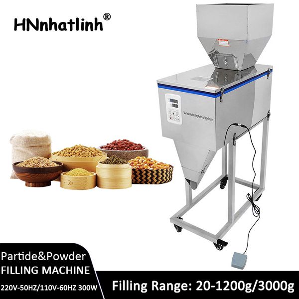 Food Weighing Packing Machine Granular Powder Materials Small Spare Parts Seeds Coffee Bean Filling Machine 10-999g