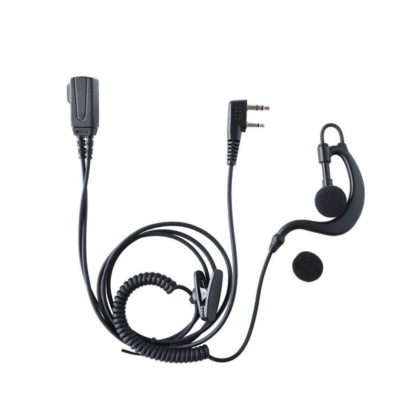 Walkie talkie Cheap and practical headphone with PTT Push To Taik Earpiece Coil Surveillance Earphone Professional Mic