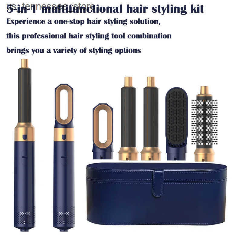 Curlers Straighteners 5 in1 Curg Iron New Straightener With Brush Hairdryer For Dryer Hair Multi Styler J241118