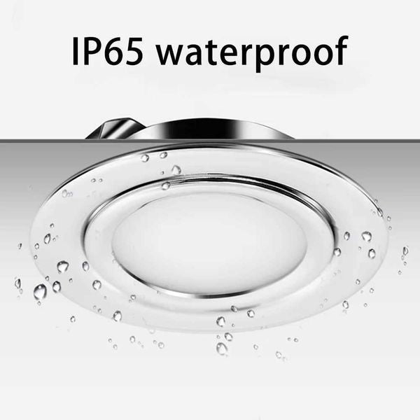 Mini Downlight LED IP65 12V-24 Ultra Thin 3W Recessed Ceiling Spot Light Home Kitchen Bathroom In Small Cabinet Bulb Lamp Y240822