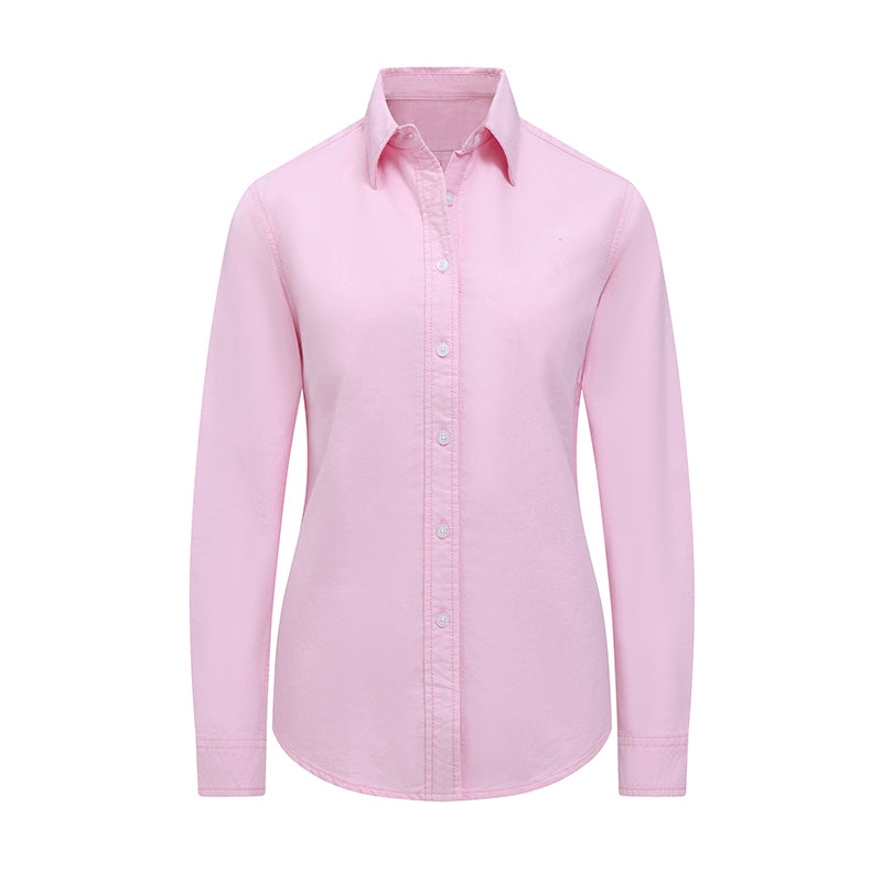 Women New In High Quality Classic Leisure Long Sleeve RL Multicolored Pony Slim Fit Oxford Shirts Ladies Horse Blouses Girls Fashion Elegant Brand D