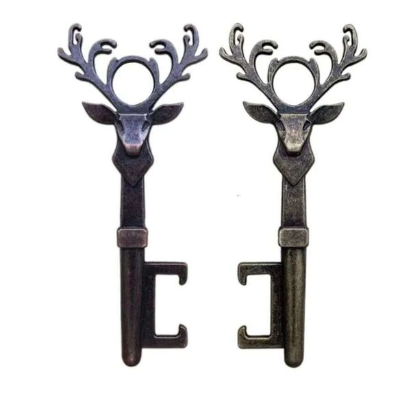 Deer Vintage Creative Christmas Gift Zinc Alloy Rabbit Head Key Beer Bottle Opener 0523