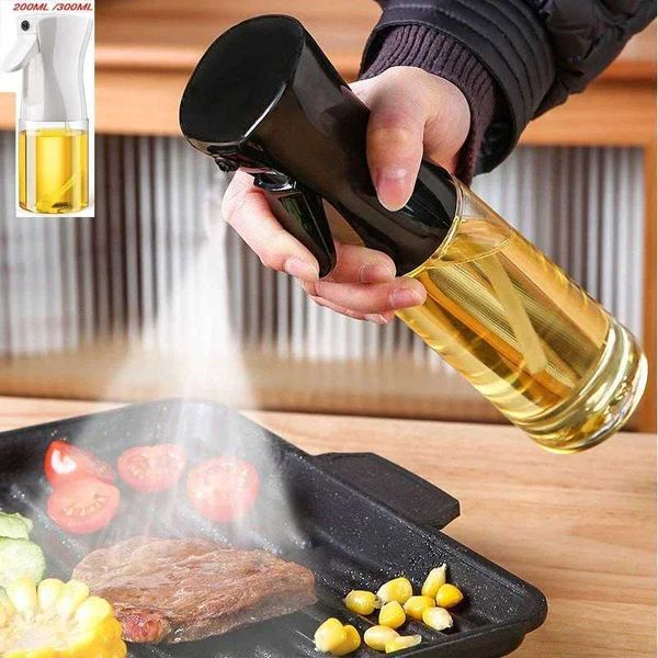 200-300-500ml Oil Spray Bottle Kitchen Acceesories Kitchen Grill Cooking Olive Oil Dispenser Camping Baking Empty Vinegar ThingsXJ241227