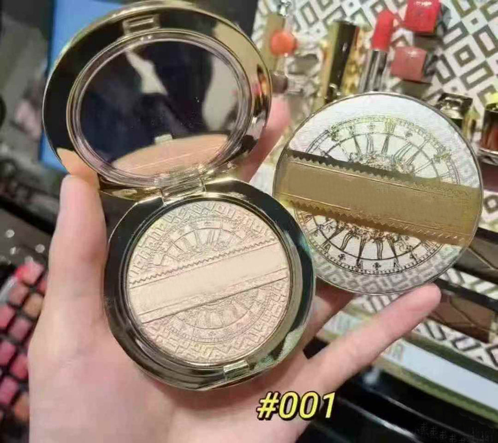 New Top Brand Gold Pressed Powder Face Makeup Refining Finishing Powder Palette Oil Control Matte Face Powder Long Lasting