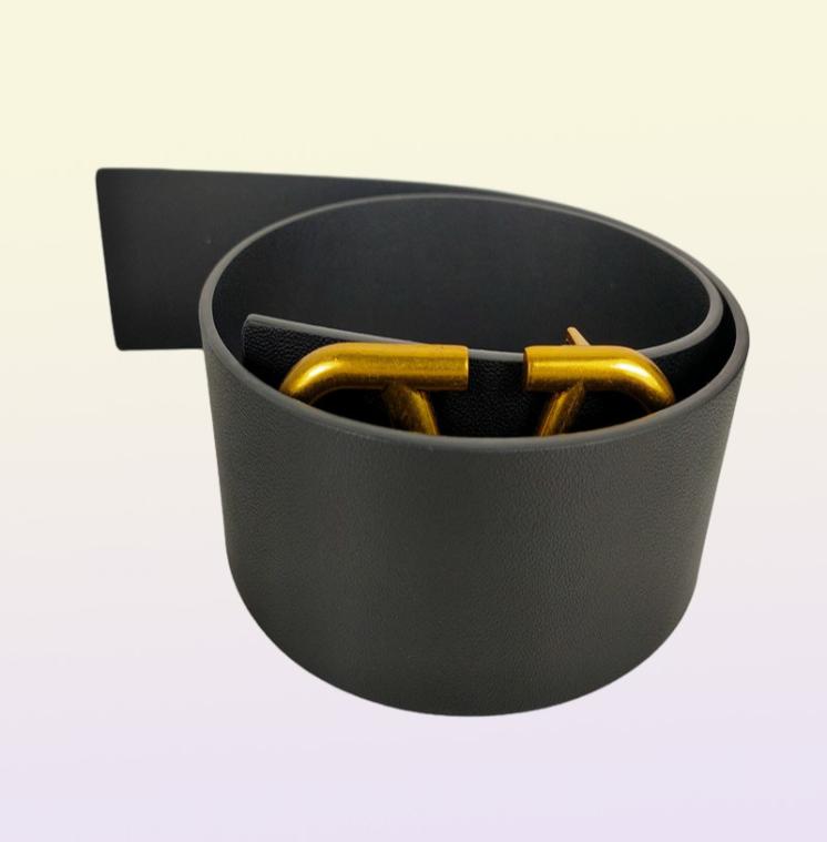 Designer Fashion Women 7.0 cm wide belt, blk and red pattern, with jeans gold button wholesale9910913